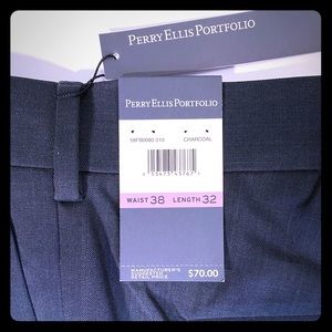 Perry Ellis Men’s Charcoal Slacks NEW